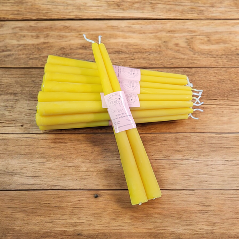 Pure Beeswax Candle Tapers - 2 Pack