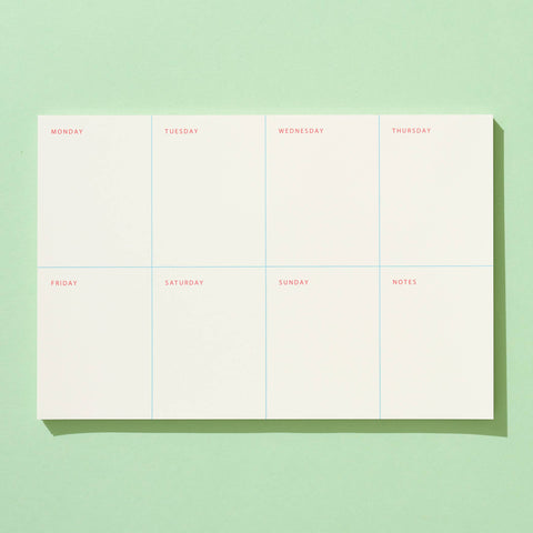 Shorthand Press - Weekly Notepad