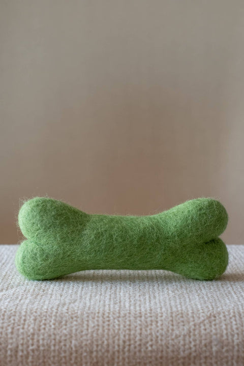Eco Wool Dog Bones/Toys: Green (Fair Trade) by Ethical Global, photo 4