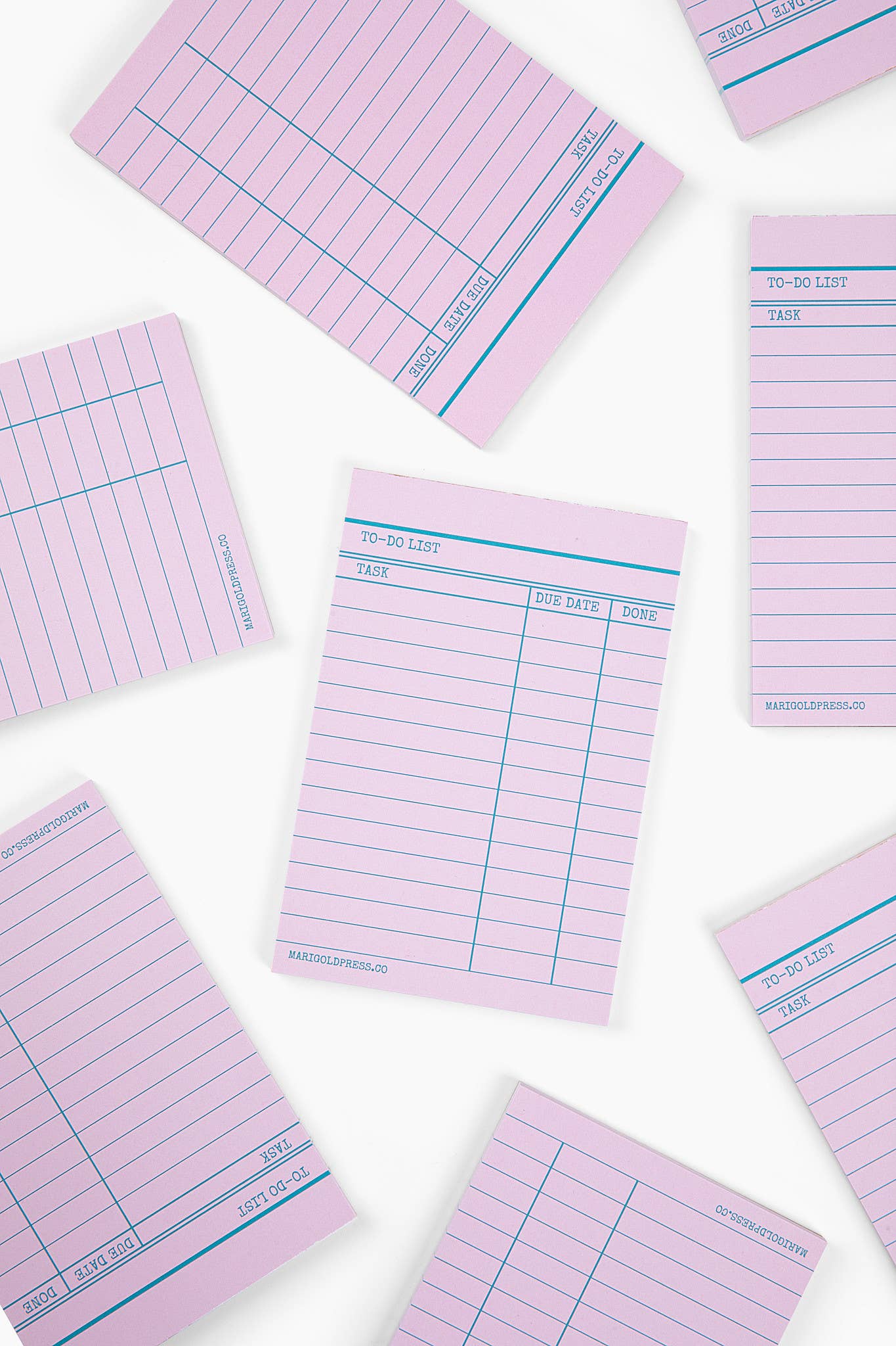Library Card Notepad - Pink – Granville General Store