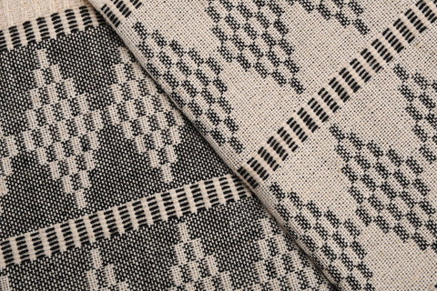 Organic Turkish Beach Towel - Black Diamond