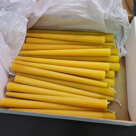 Pure Beeswax Candle Tapers - 2 Pack