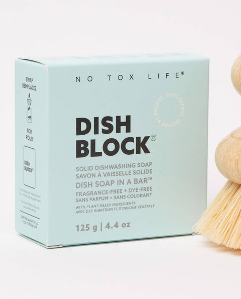 DISH BLOCK® Solid Dish Soap Bar - Fragrance Free