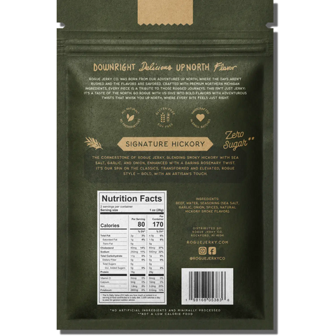 Rogue Beef Jerky - Signature Hickory