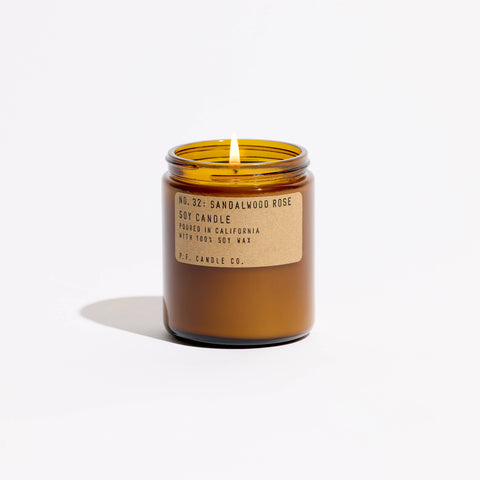 Sandalwood Rose - 7.2 oz Standard Candle by P.F. Candle Co., photo 2