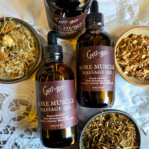 Sore Muscle Massage Oil