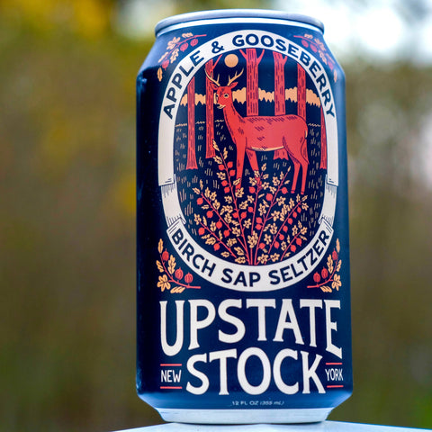 APPLE AND GOOSEBERRY BIRCH SAP SELTZER by Upstate Stock Seltzers, photo 4