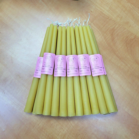 Pure Beeswax Candle Tapers - 2 Pack