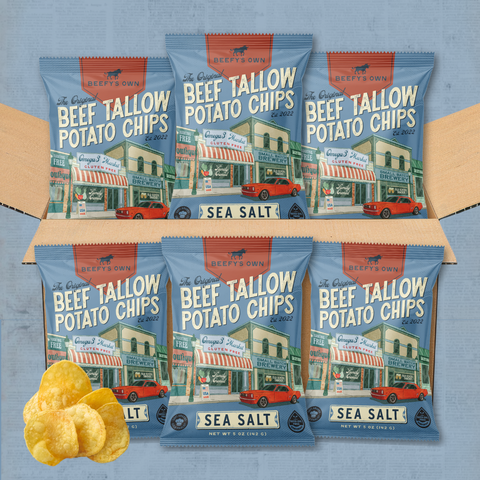 Beef Tallow Potato Chips - Sea Salt