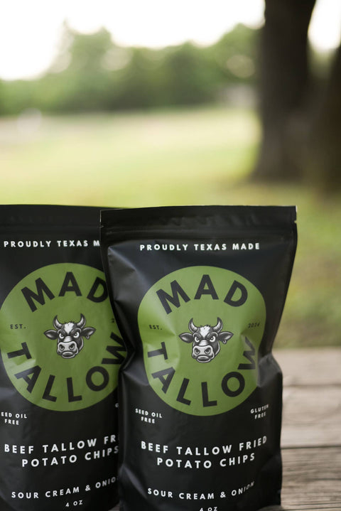 Mad Tallow Beef Tallow Chips - Sour Cream & Onion Salt