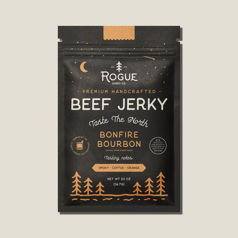 Rogue Beef Jerky - Bonfire Bourbon