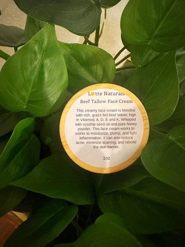 Beef Tallow Face Cream by Lotte Naturals, photo 2