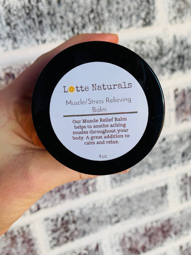 Muscle/Stress Balm - 4oz by Lotte Naturals, photo 3